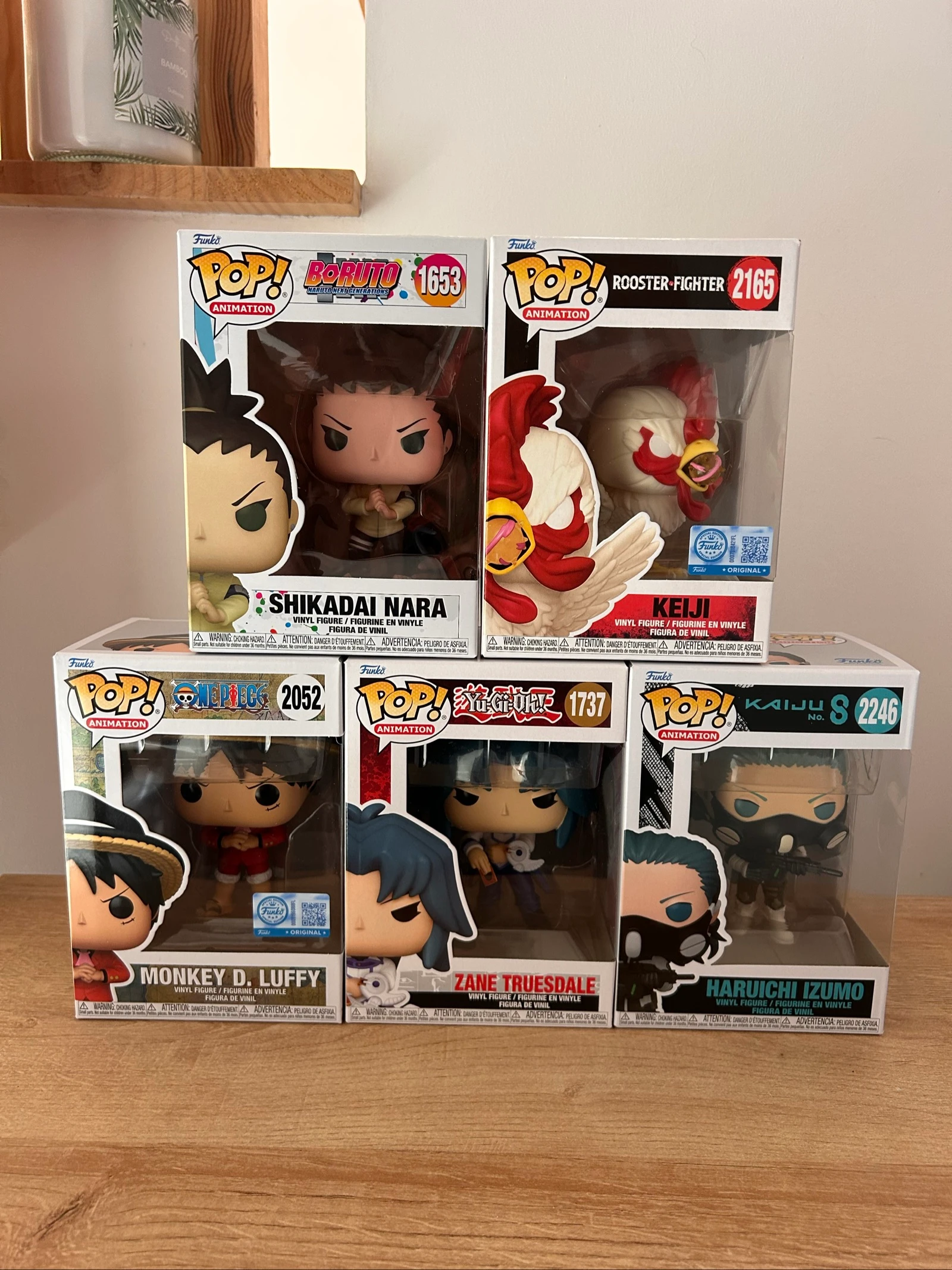 Promoção de 5 Funko pop 